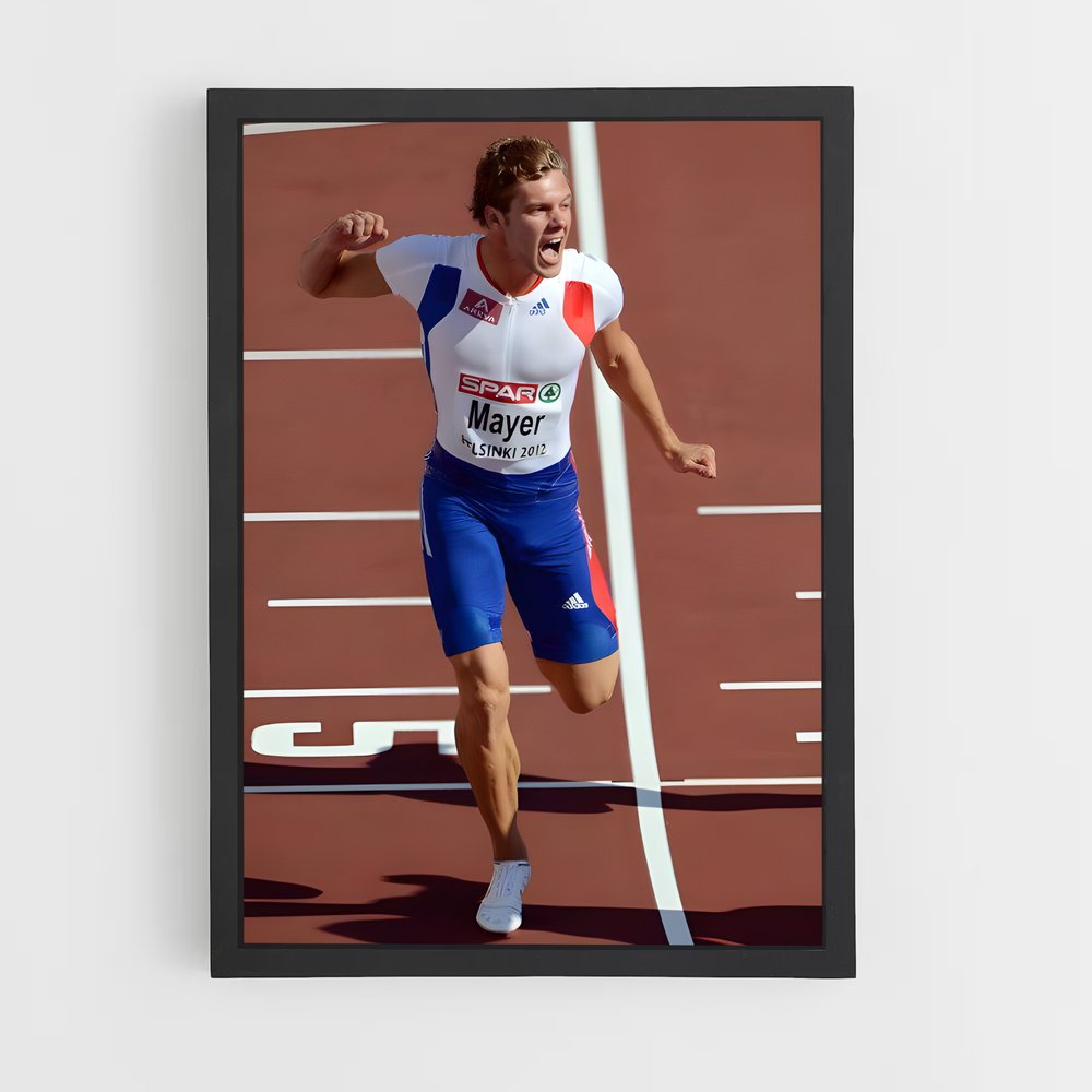 Poster L'Élan de la Victoire – affiche Athlétisme (vue 2)
